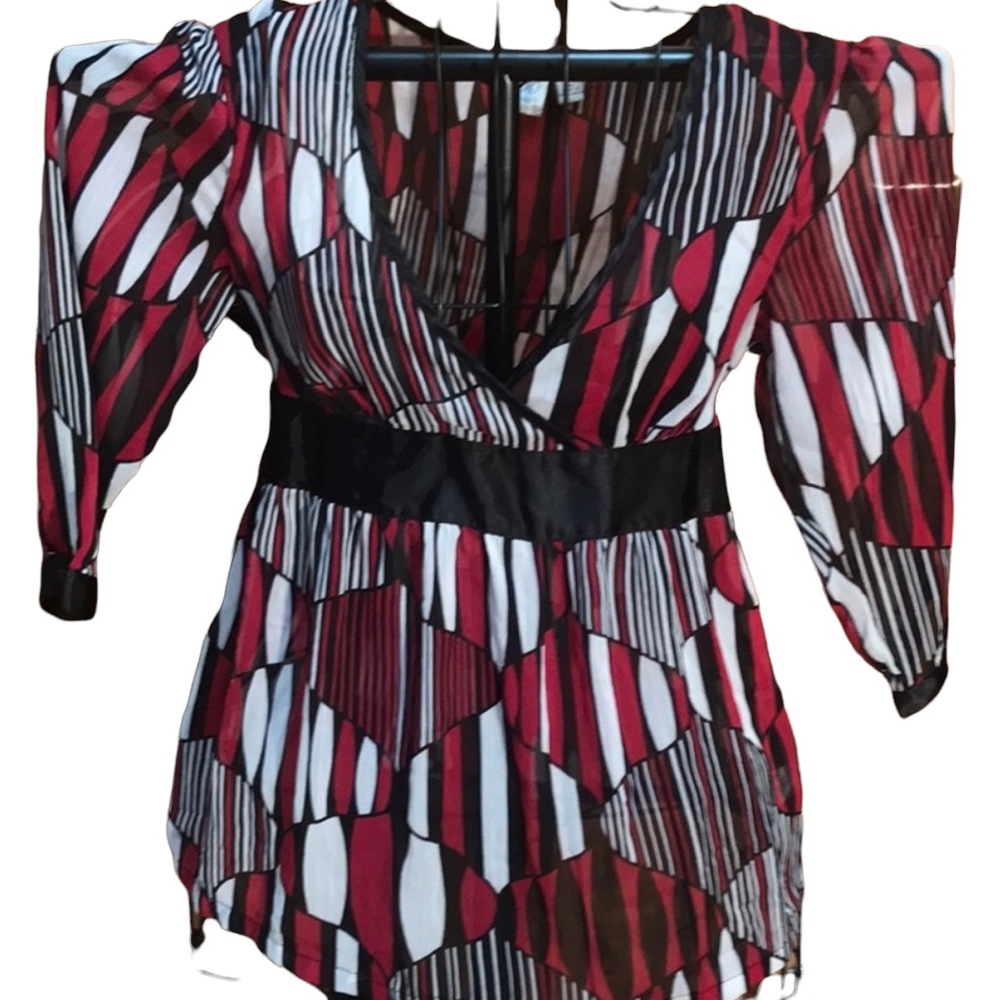 Semi Sheer Blouse